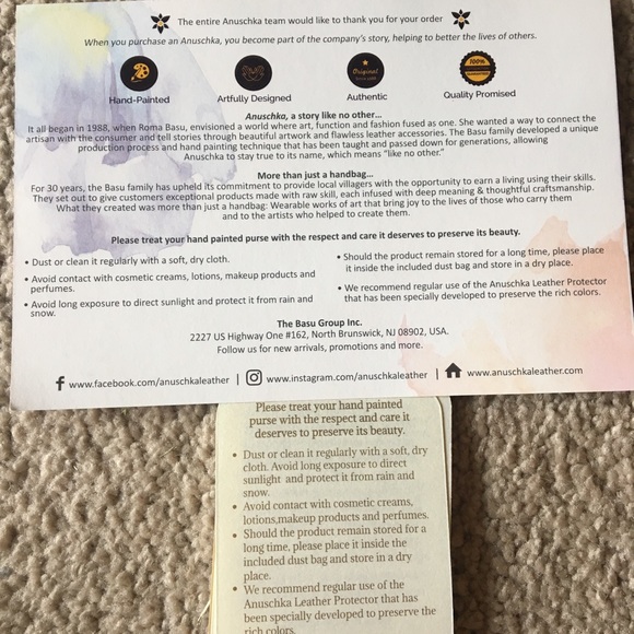 NEW Anuschka Handbag Satchel - Picture 8 of 9